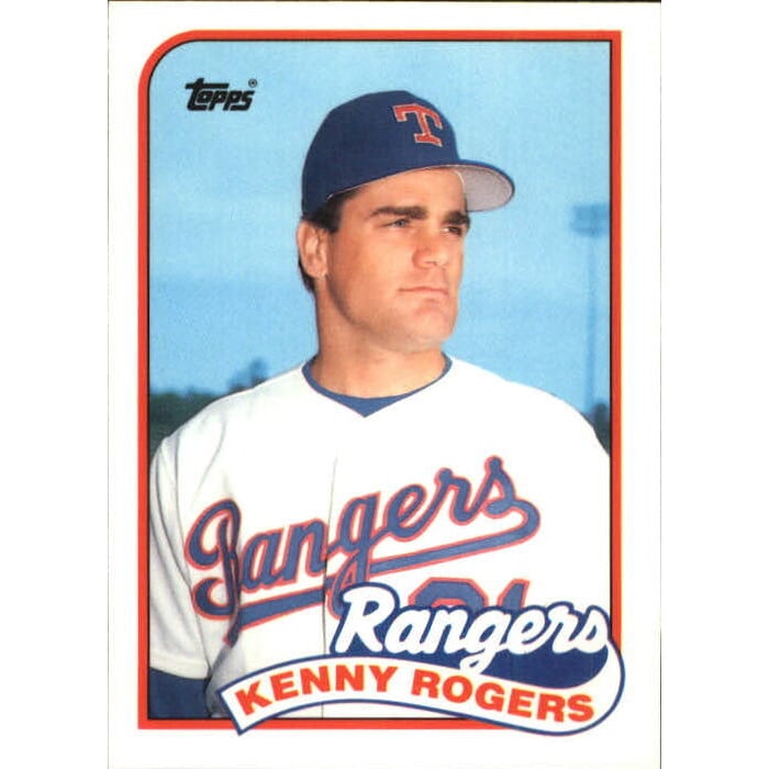 1989 Topps Traded Tiffany #104T Kenny Rogers. rookie card picture