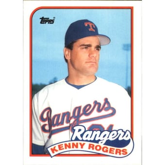1989 Topps Traded Tiffany #104T Kenny Rogers