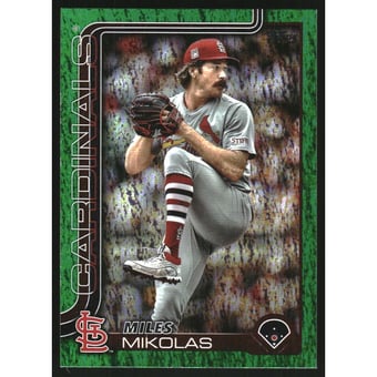 2025 Topps Green Holo Foil #137 Miles Mikolas