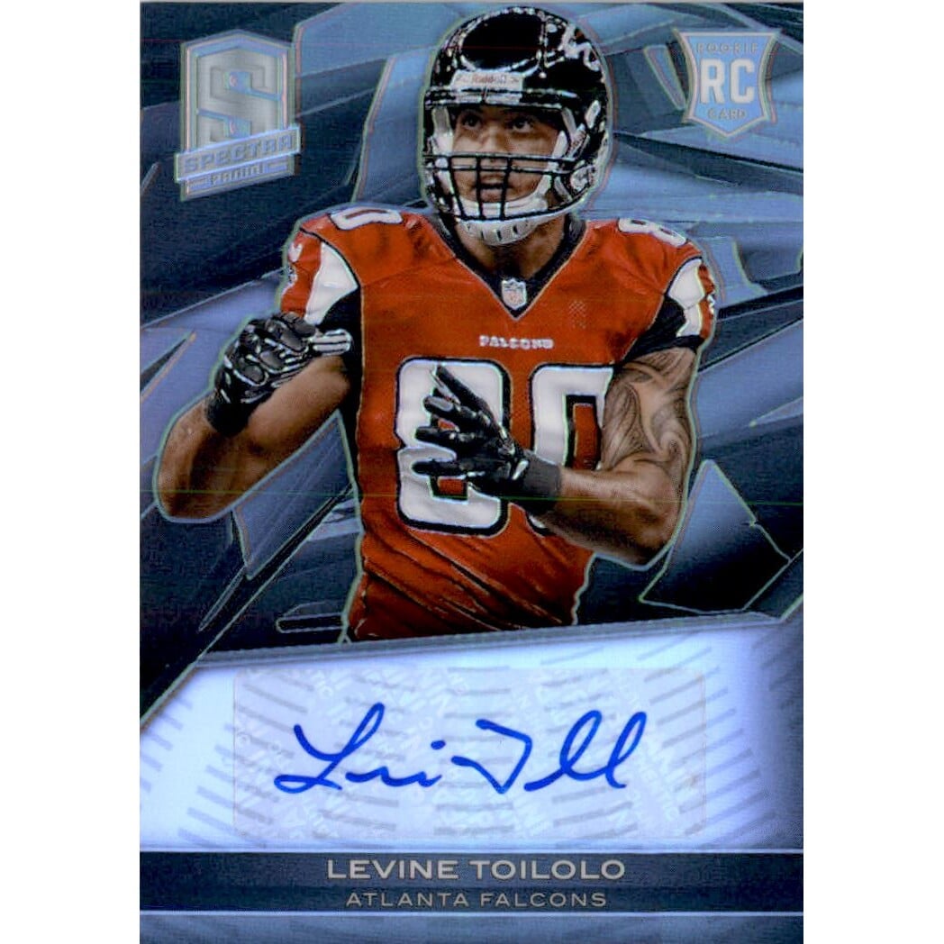2013 Panini Spectra #162 Levine Toilolo AU/299 RC. rookie card picture