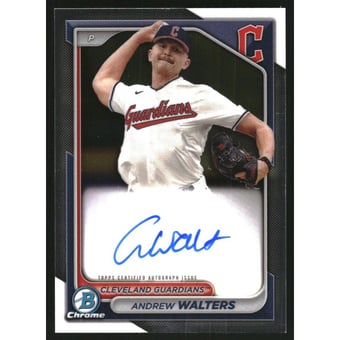 2024 Bowman Chrome Prospect Autographs #CPAAW Andrew Walters