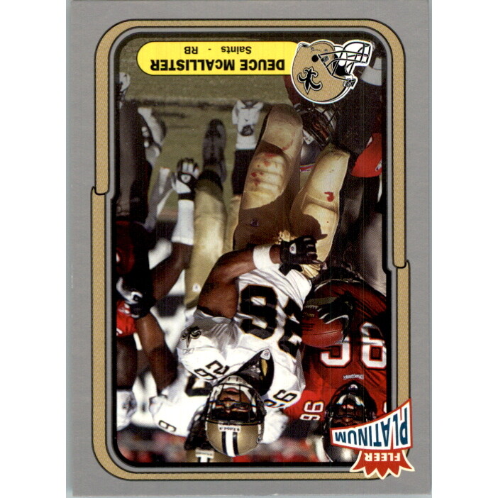 2004 Fleer Platinum Finish #101 Deuce McAllister