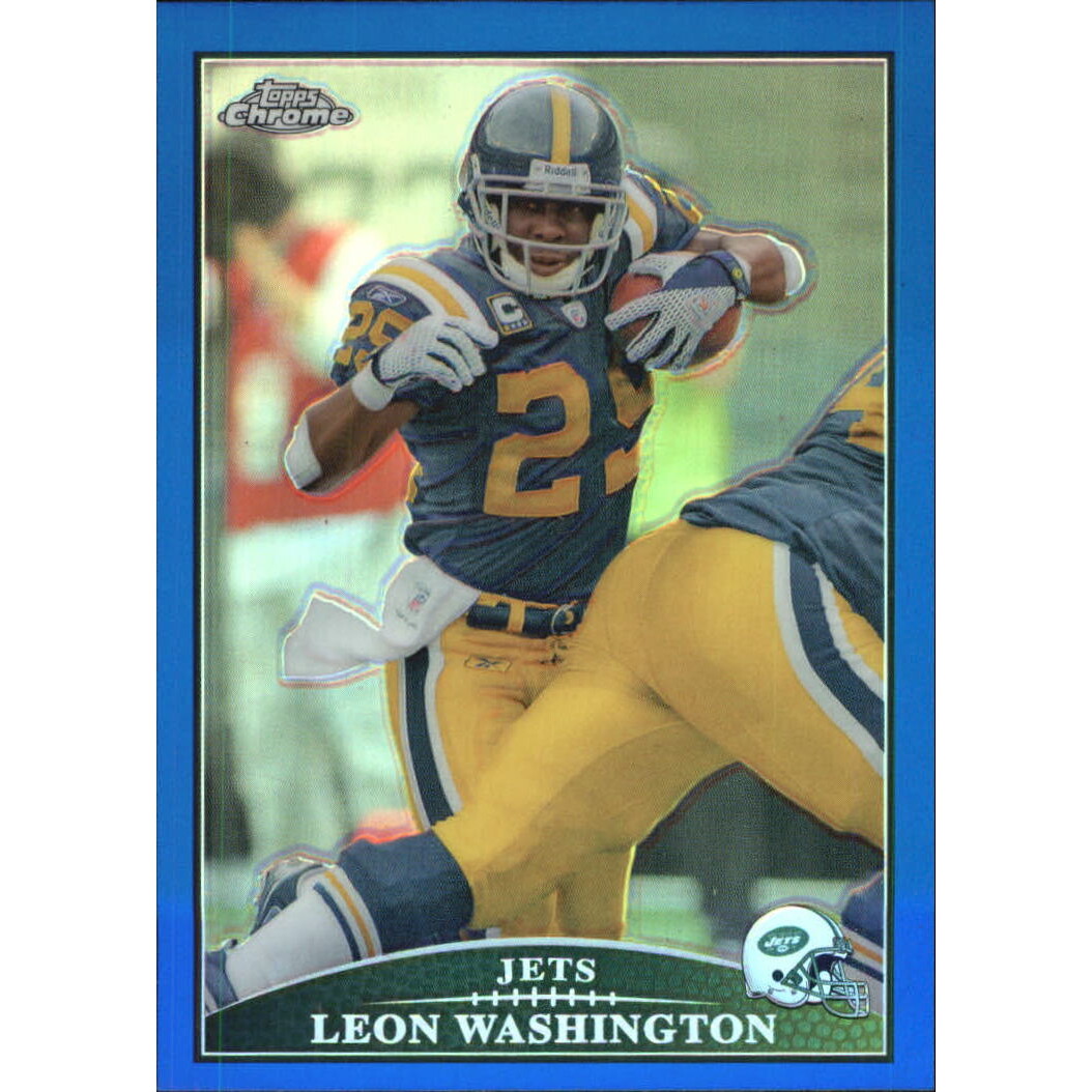 2009 Topps Chrome Blue Refractors #TC90 Leon Washington