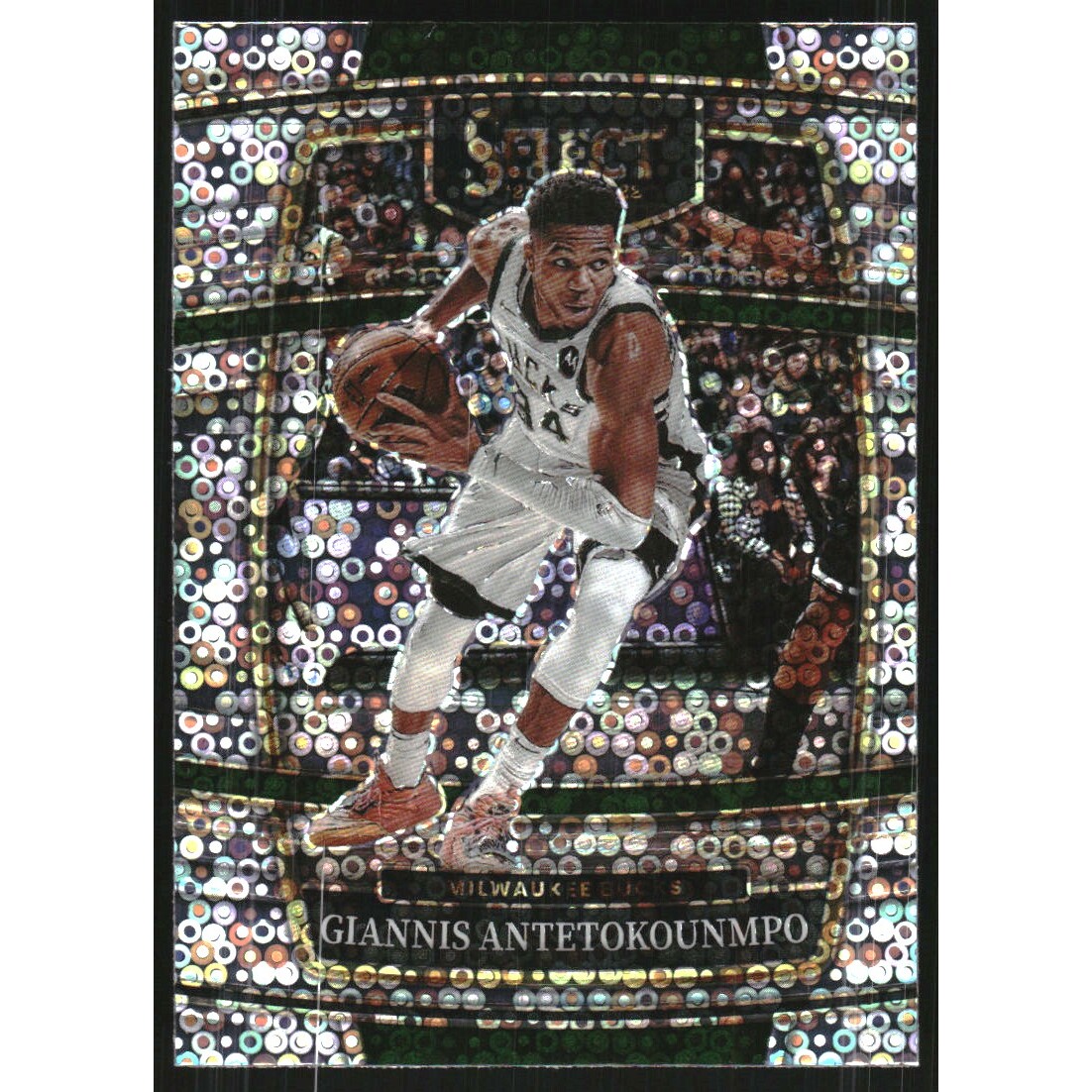 2021-22 Select Prizms Disco #35 Giannis Antetokounmpo