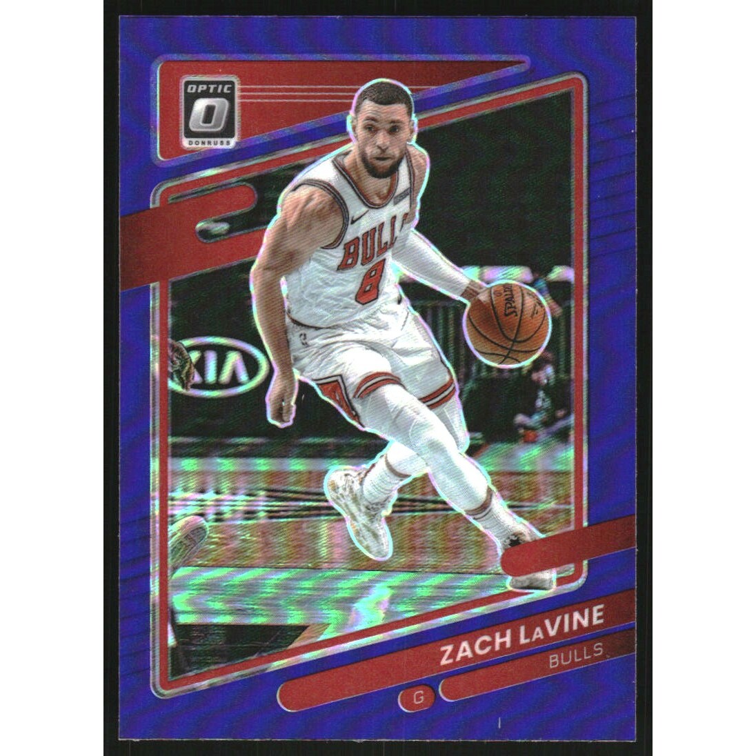 2021-22 Donruss Optic Purple #105 Zach LaVine