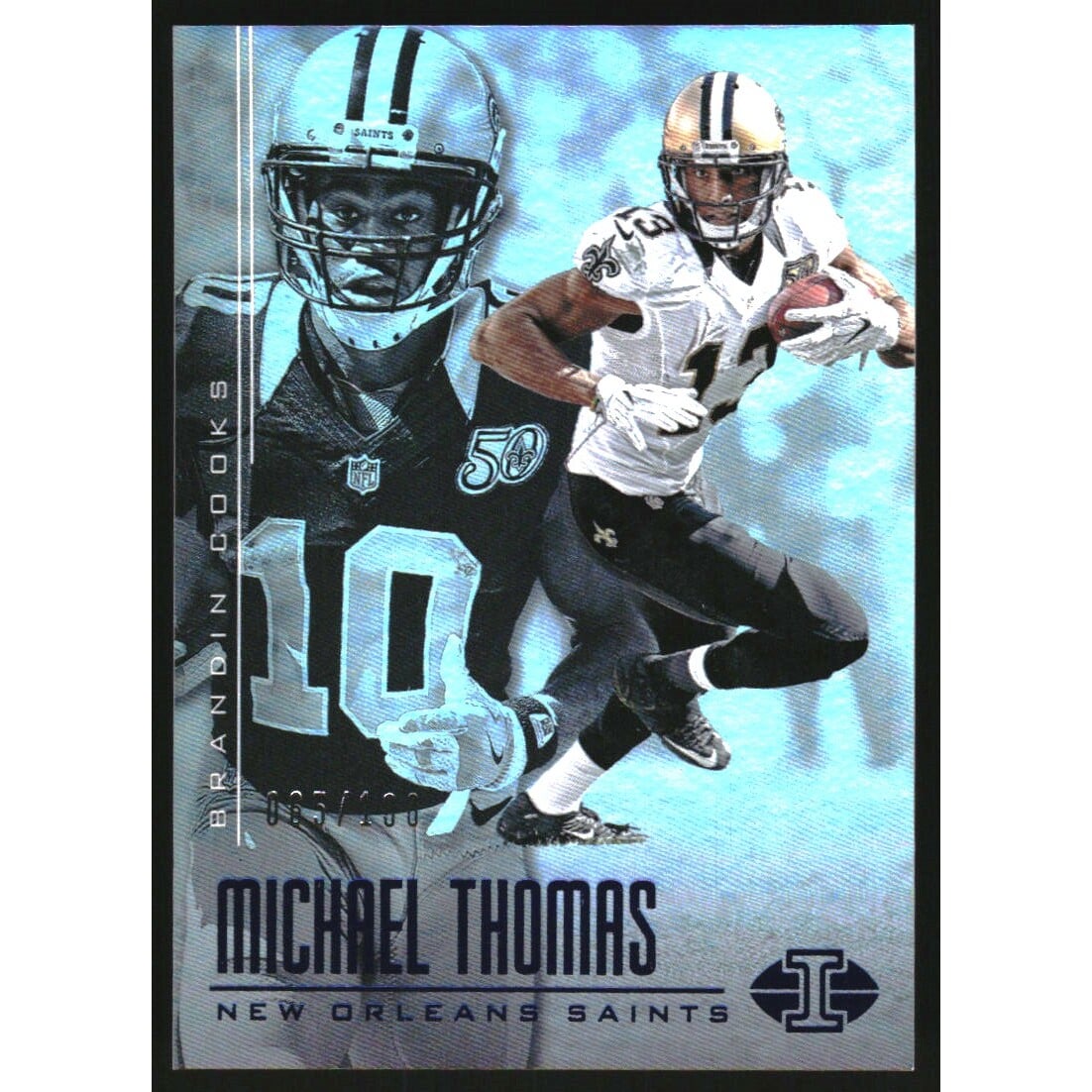 2017 Panini Illusions Blue #48 Michael Thomas/Brandin Cooks. rookie card picture