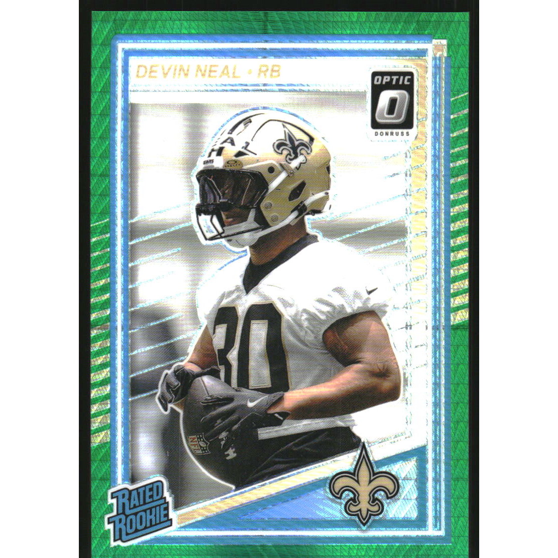2025 Donruss Optic Green Hyper #282 Devin Neal RR
