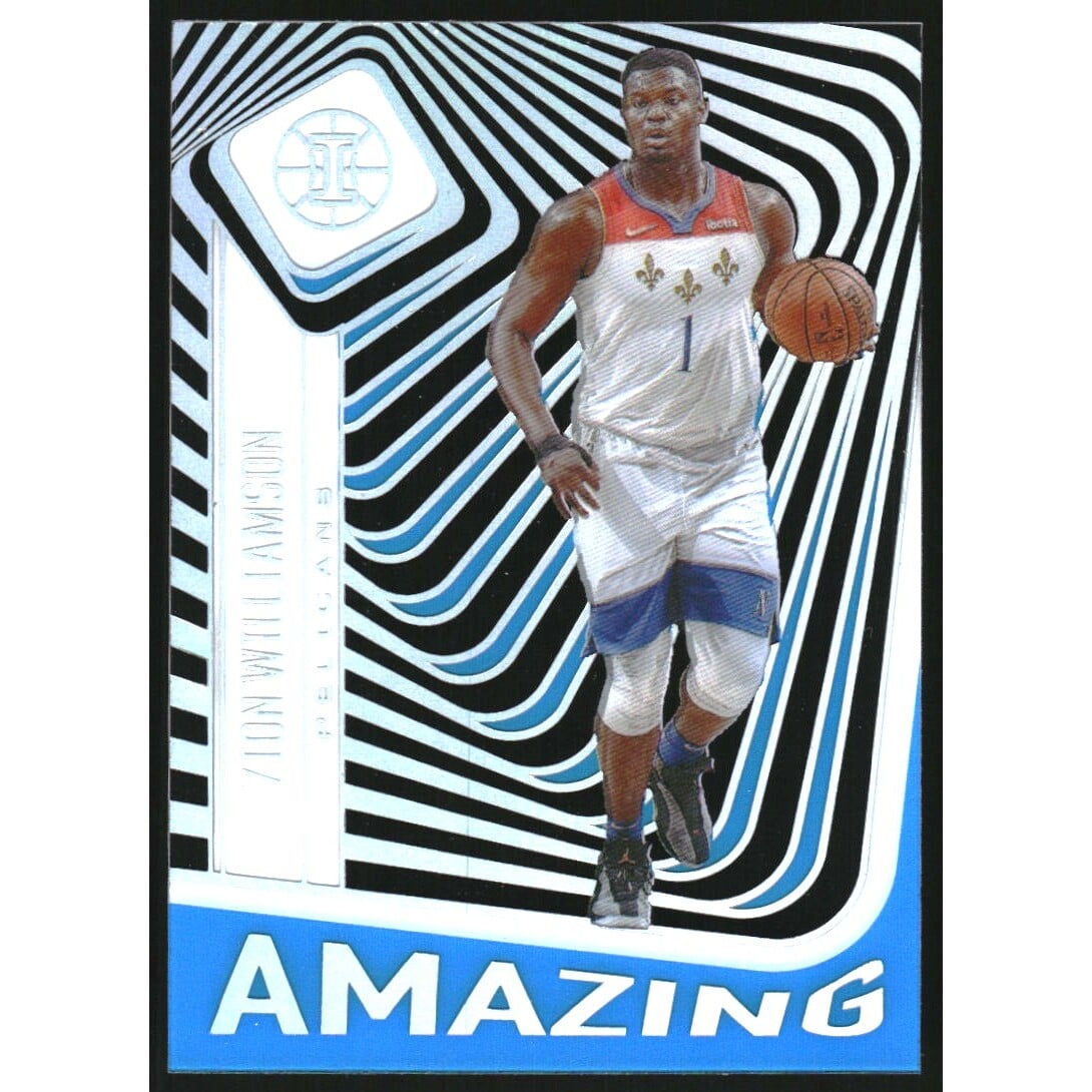 2020-21 Panini Illusions Amazing Sapphire #16 Zion Williamson