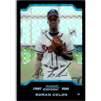 2004 Bowman Chrome Draft X-Fractors #BDP30 Roman Colon