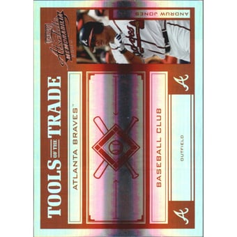 2004 Absolute Memorabilia Tools of the Trade Red Spectrum #TT11 Andruw Jones H