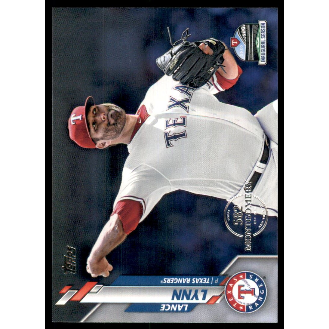 2020 Topps Factory Set 582 Montgomery Club #633 Lance Lynn. rookie card picture