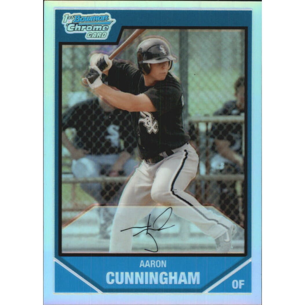 2007 Bowman Chrome Prospects Refractors #BC21 Aaron Cunningham. rookie card picture