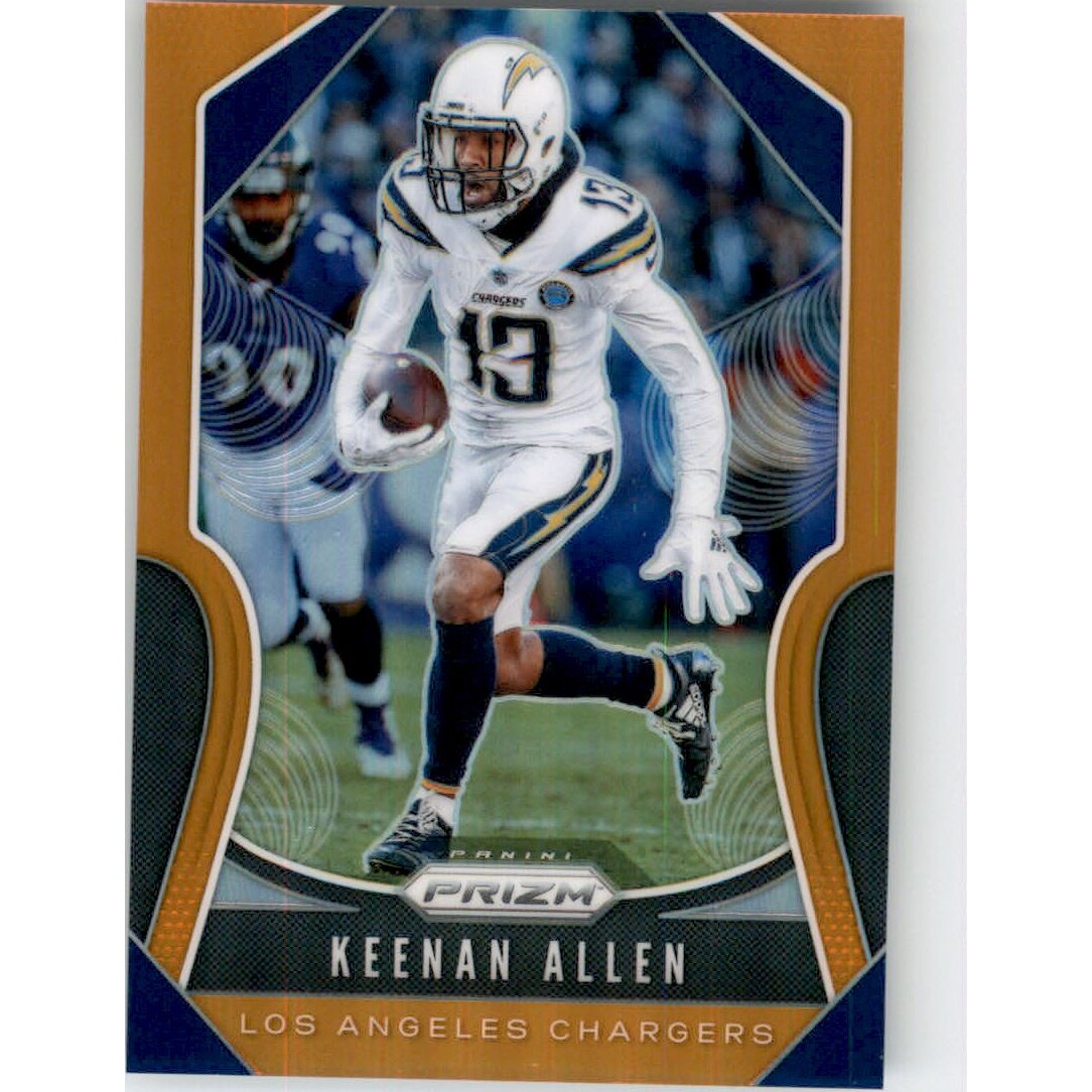 2019 Panini Prizm Prizms Orange #216 Keenan Allen