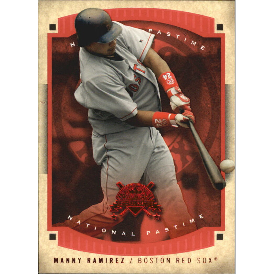 2005 National Pastime Red Foil #29 Manny Ramirez