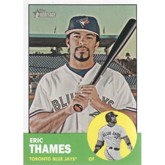 2012 Topps Heritage #428 Eric Thames SP