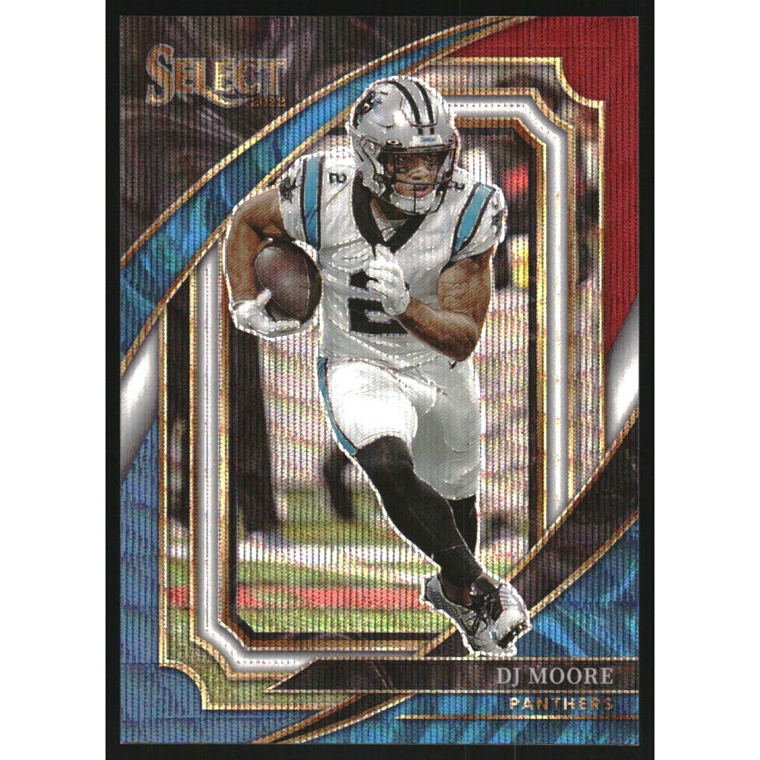 2022 Select Prizm Tri Color #357 D.J. Moore