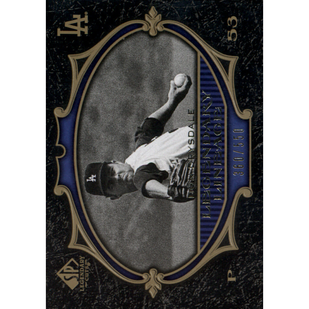 2007 SP Legendary Cuts #139 Don Drysdale LL