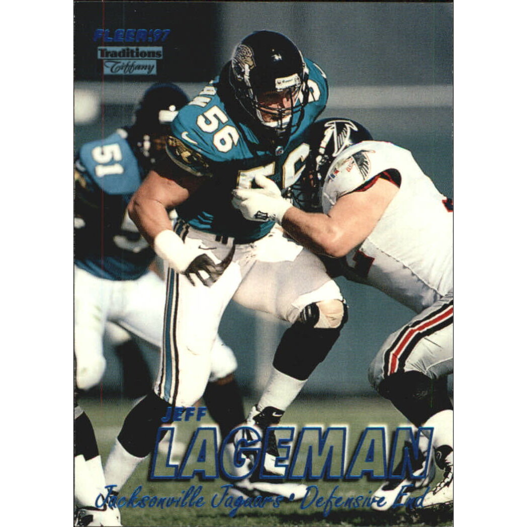 1997 Fleer Tiffany Blue #64 Jeff Lageman