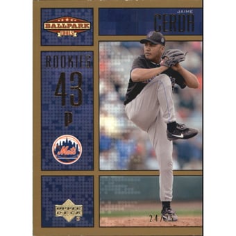 2002 Upper Deck Ballpark Idols Gold #226 Jaime Cerda ROO