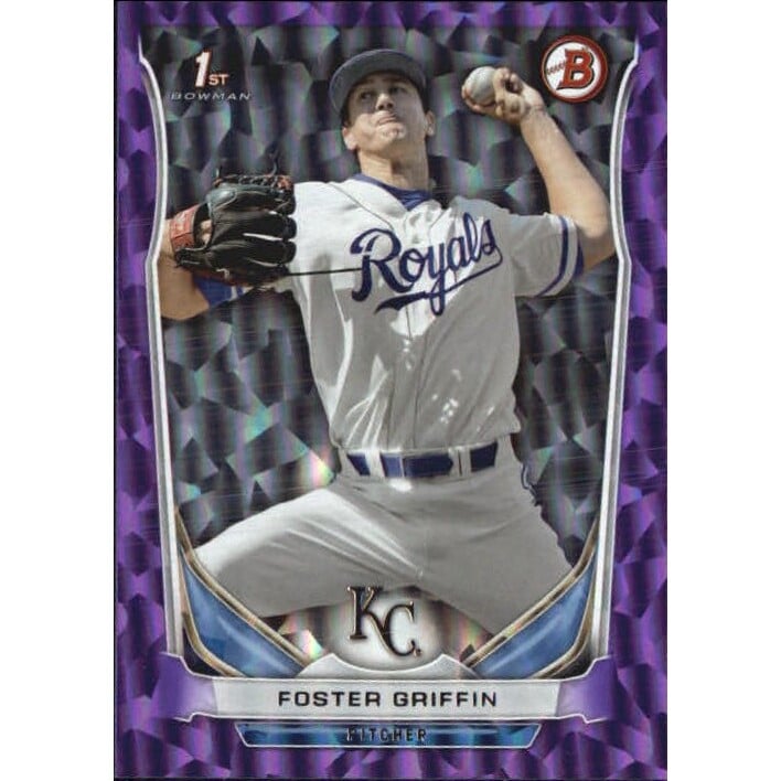 2014 Bowman Draft Purple Ice #DP24 Foster Griffin. rookie card picture