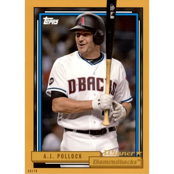2017 Topps Archives 5x7 Gold #233 A.J. Pollock