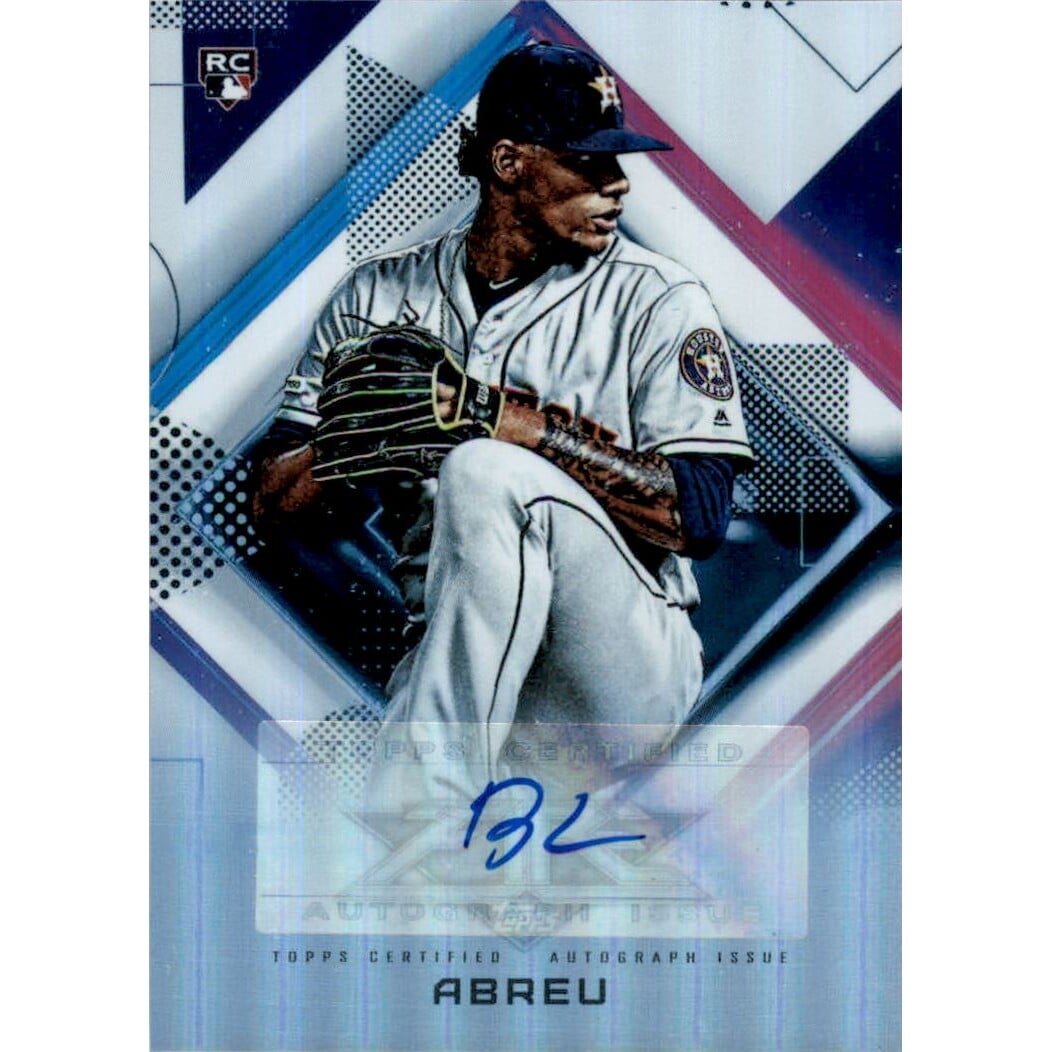2020 Topps Fire Autographs #FABA Bryan Abreu. rookie card picture