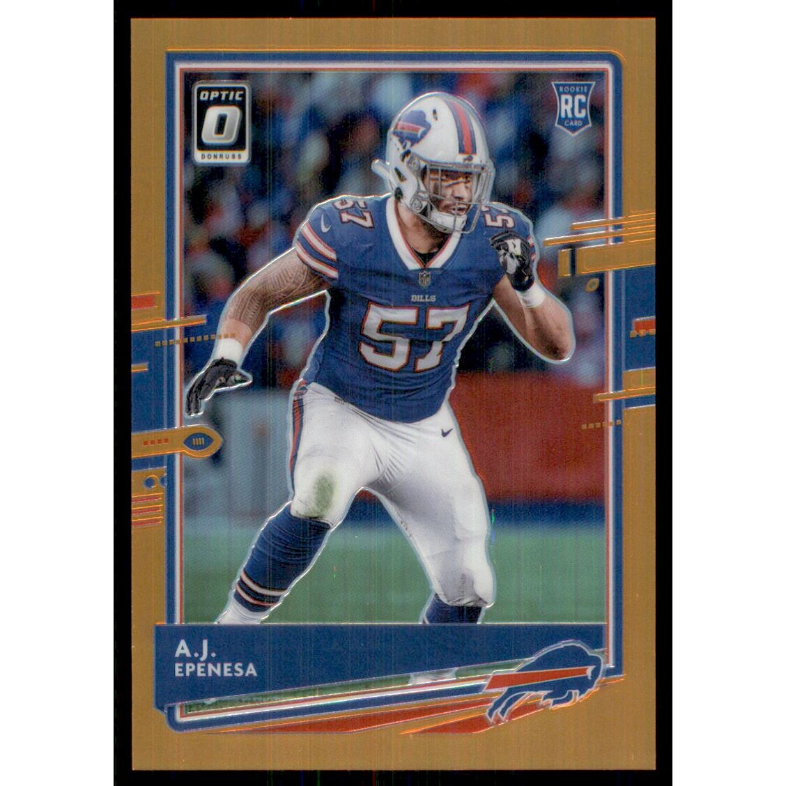 2020 Donruss Optic Orange #112 A.J. Epenesa 2020 Donruss Optic Orange #112 A.J. Epenesa