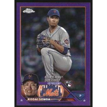 2023 Topps Chrome Update Purple Refractors #USC124 Kodai Senga