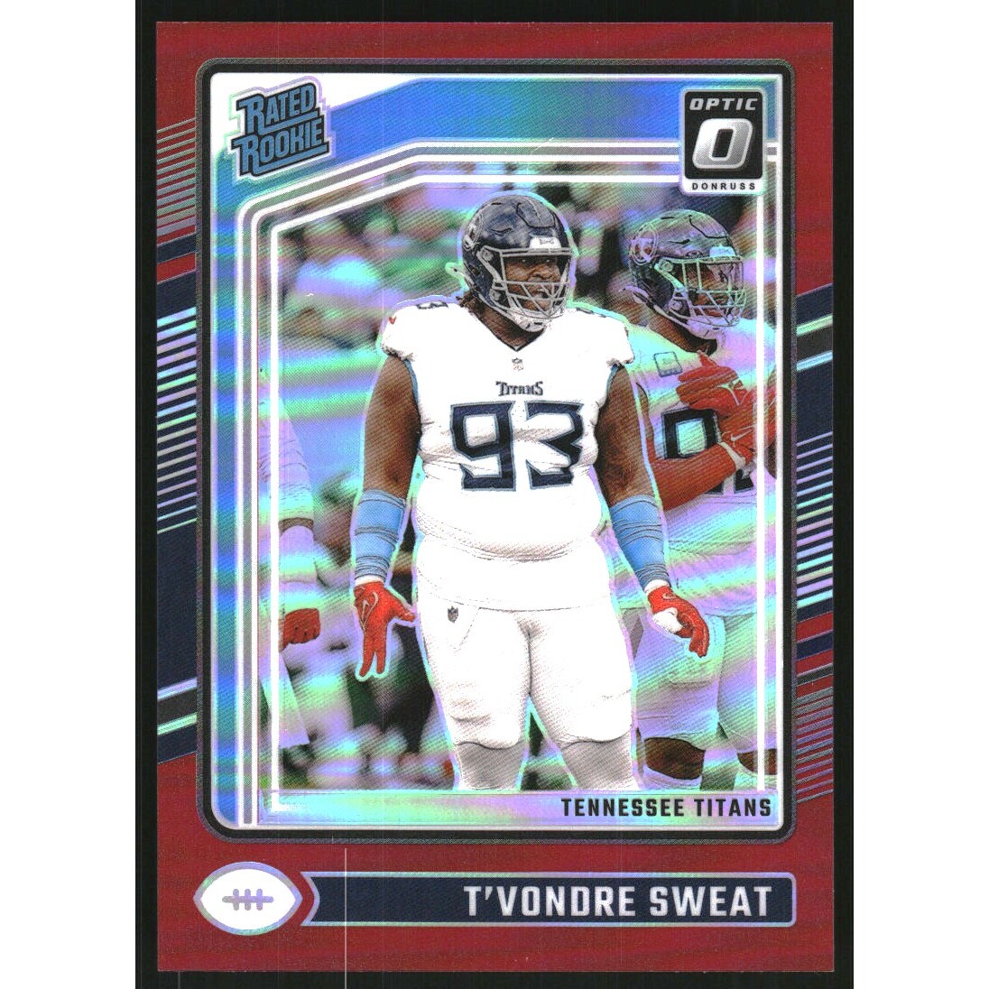 2024 Donruss Optic Red #295 T'Vondre Sweat RR