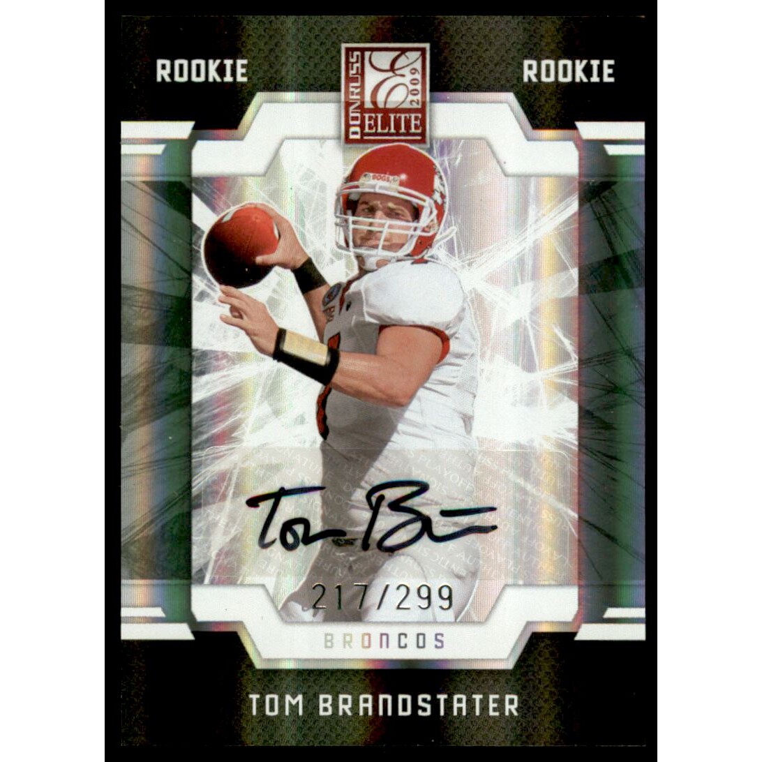 2009 Donruss Elite #194 Tom Brandstater AU/299 RC
