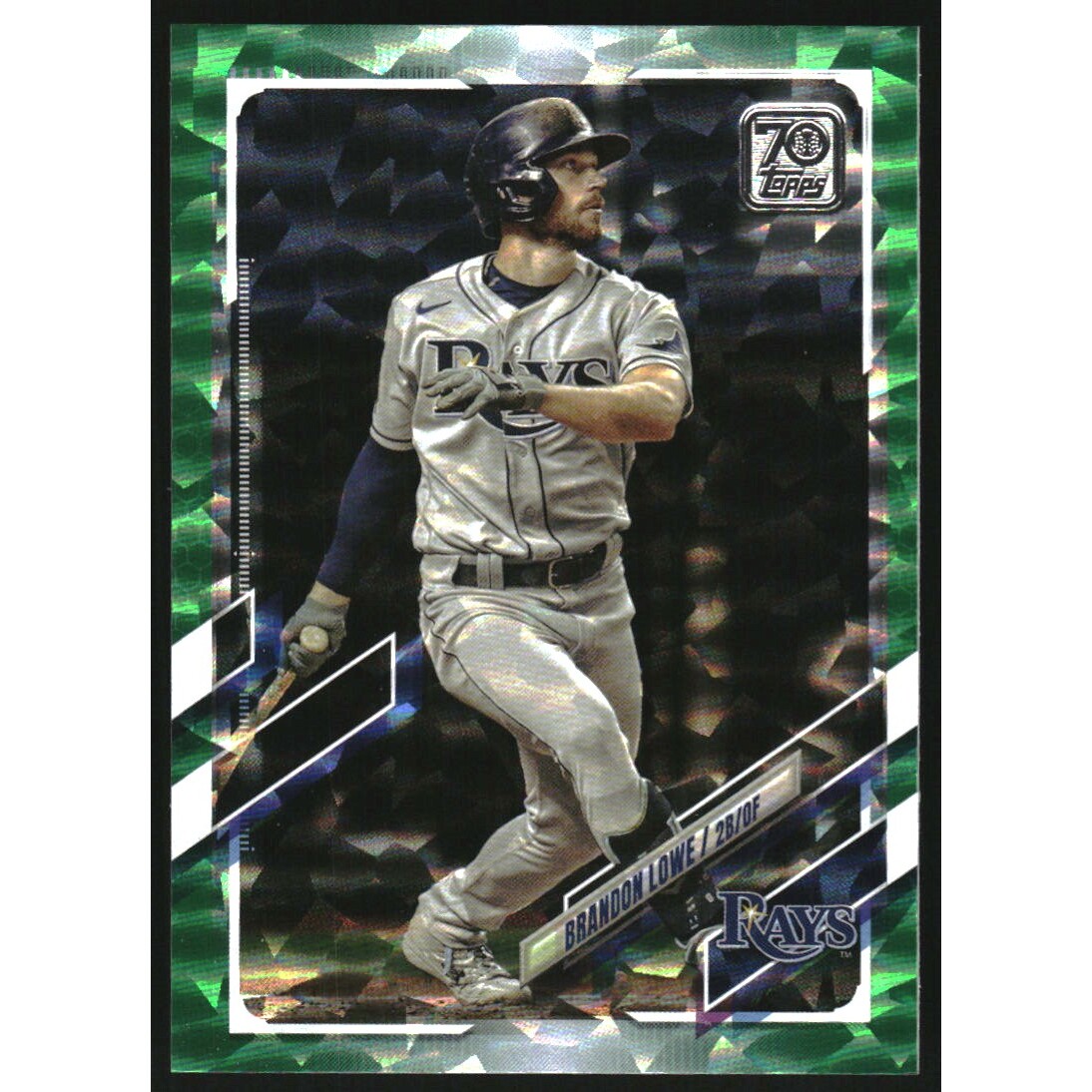 2021 Topps Green Foil #334 Brandon Lowe