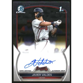2023 Bowman Chrome Prospect Autographs #CPAJVS Javier Valdes