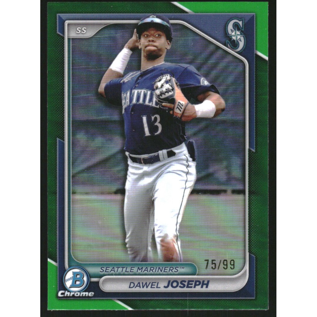 2024 Bowman Chrome Draft Green Refractors #BDC170 Dawel Joseph