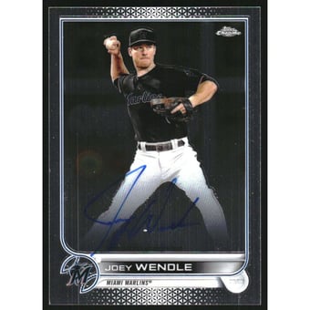 2022 Topps Chrome Veteran Autographs #CVAJWE Joey Wendle
