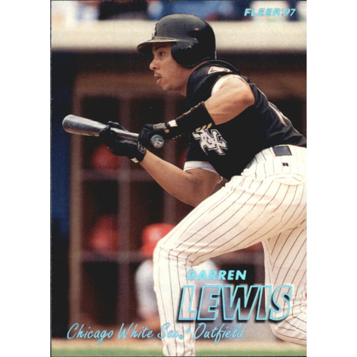 1997 Fleer Tiffany #64 Darren Lewis. rookie card picture