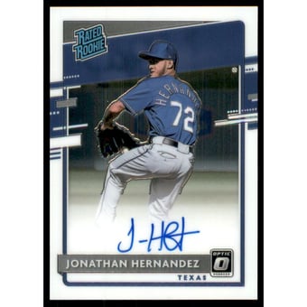 2020 Donruss Optic Rated Rookies Signatures #24 Jonathan Hernandez