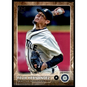 2015 Topps Throwback Variations #325 Felix Hernandez