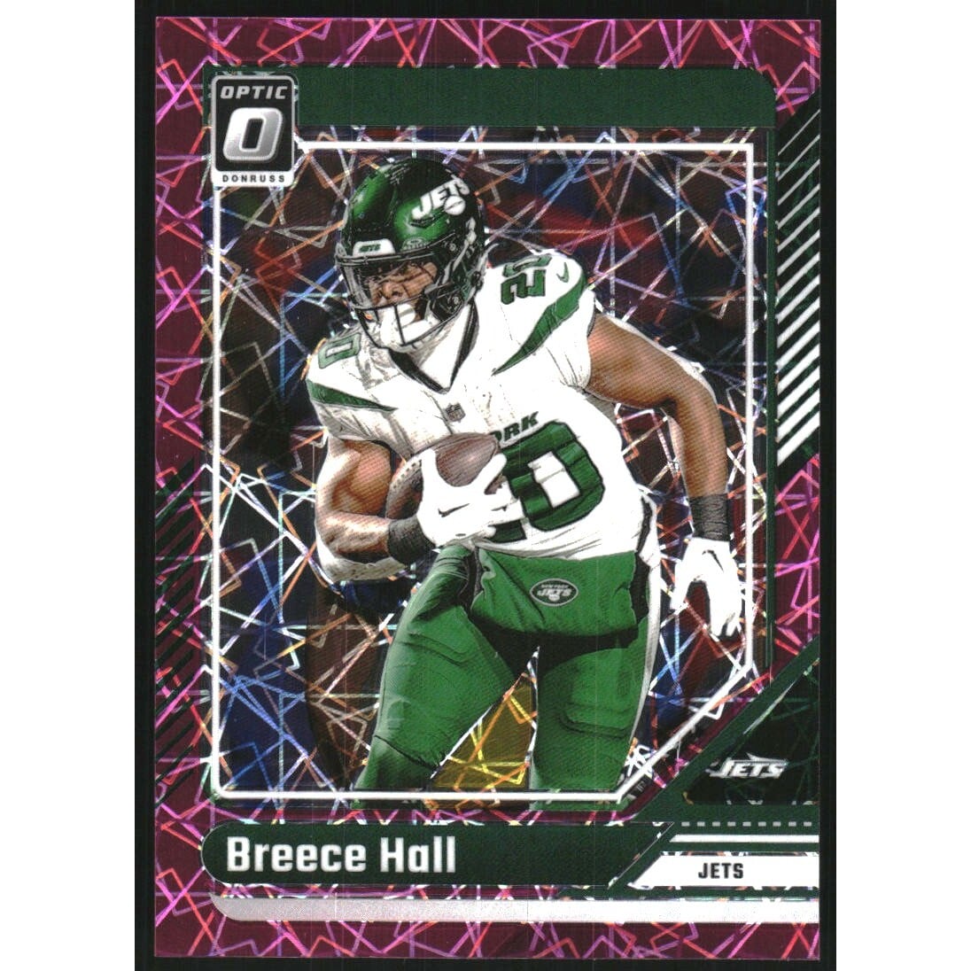 2024 Donruss Optic Pink Velocity #156 Breece Hall