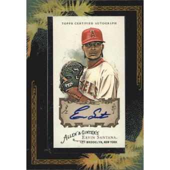 2008 Topps Allen and Ginter Autographs #ES Ervin Santana C