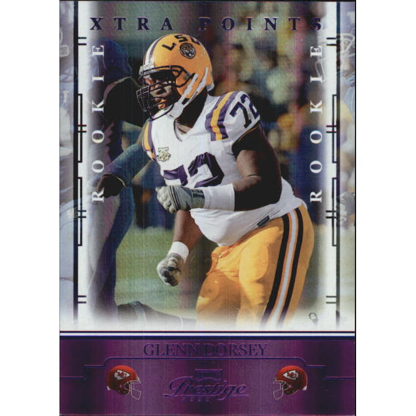 2008 Playoff Prestige Xtra Points Purple #141 Glenn Dorsey