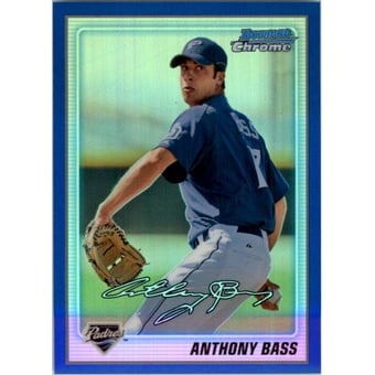 2010 Bowman Chrome Prospects Blue Refractors #BCP212A Anthony Bass