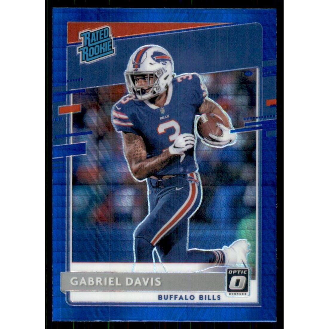 2020 Donruss Optic Blue Hyper #187 Gabriel Davis RR