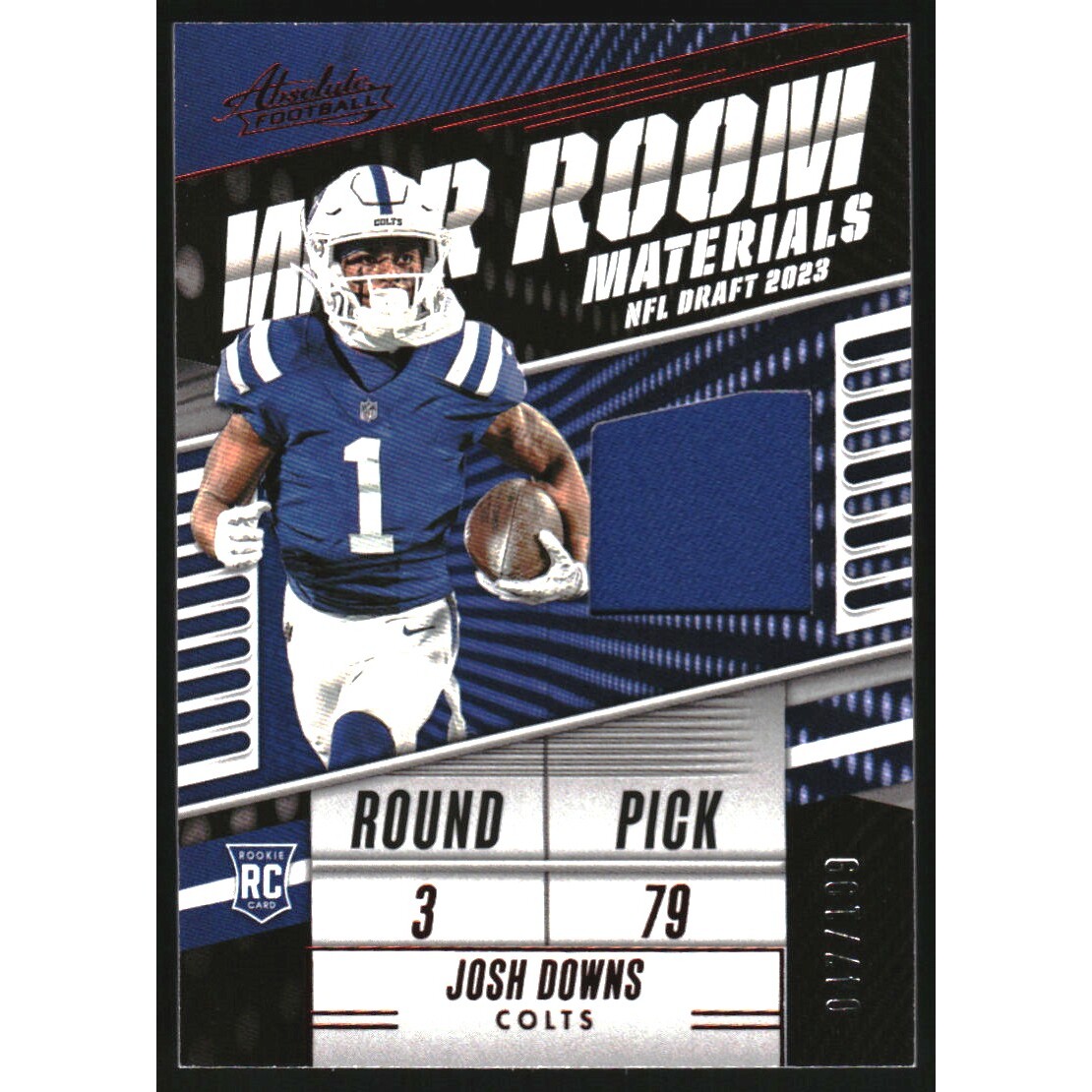 2023 Absolute War Room Materials #23 Josh Downs