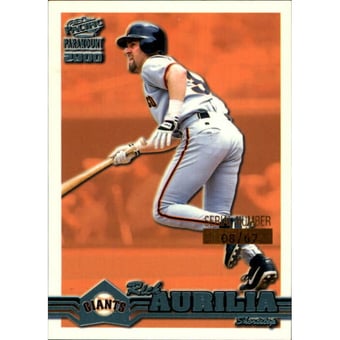 2000 Paramount Platinum Blue #209 Rich Aurilia