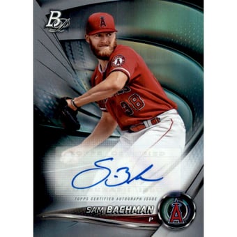 2022 Bowman Platinum Top Prospects Autographs #TOP8 Sam Bachman