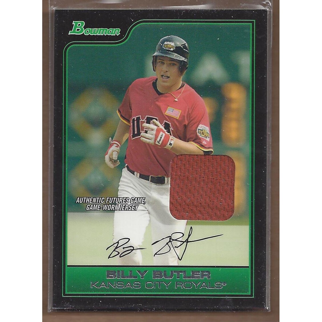 2006 Bowman Draft Future's Game Prospects Relics #36 Billy Butler Jsy B. rookie card picture