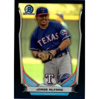 2014 Bowman Chrome Draft Top Prospects Black Refractors #CTP7 Jorge Alfaro