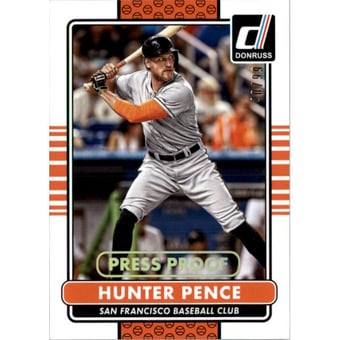 2015 Donruss Press Proofs Gold #149 Hunter Pence