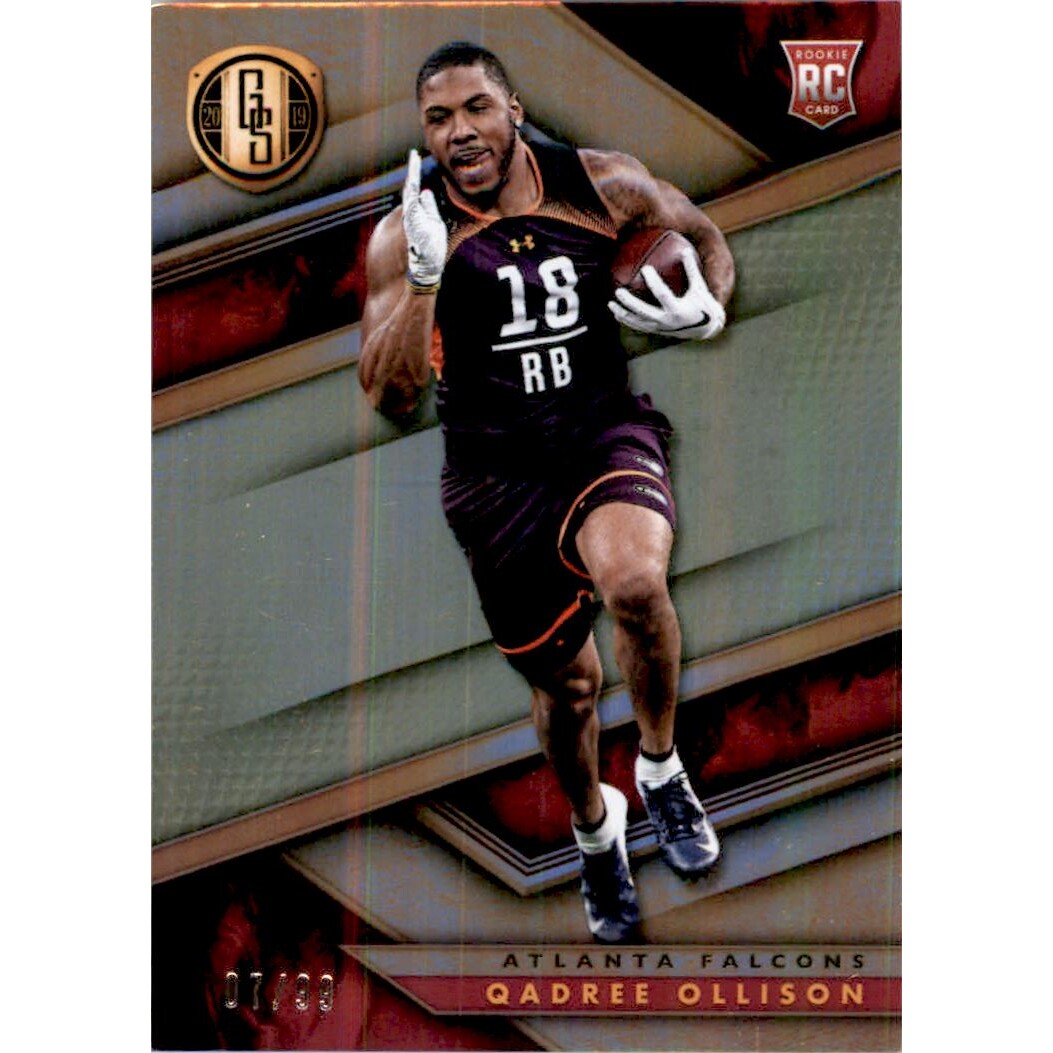 2019 Panini Gold Standard #184 Qadree Ollison RC. rookie card picture