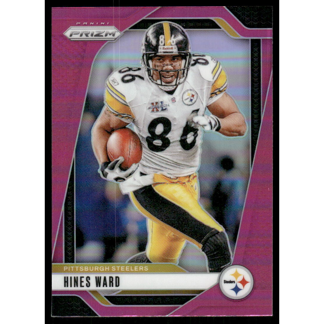 2024 Panini Prizm Prizms Pink #247 Hines Ward